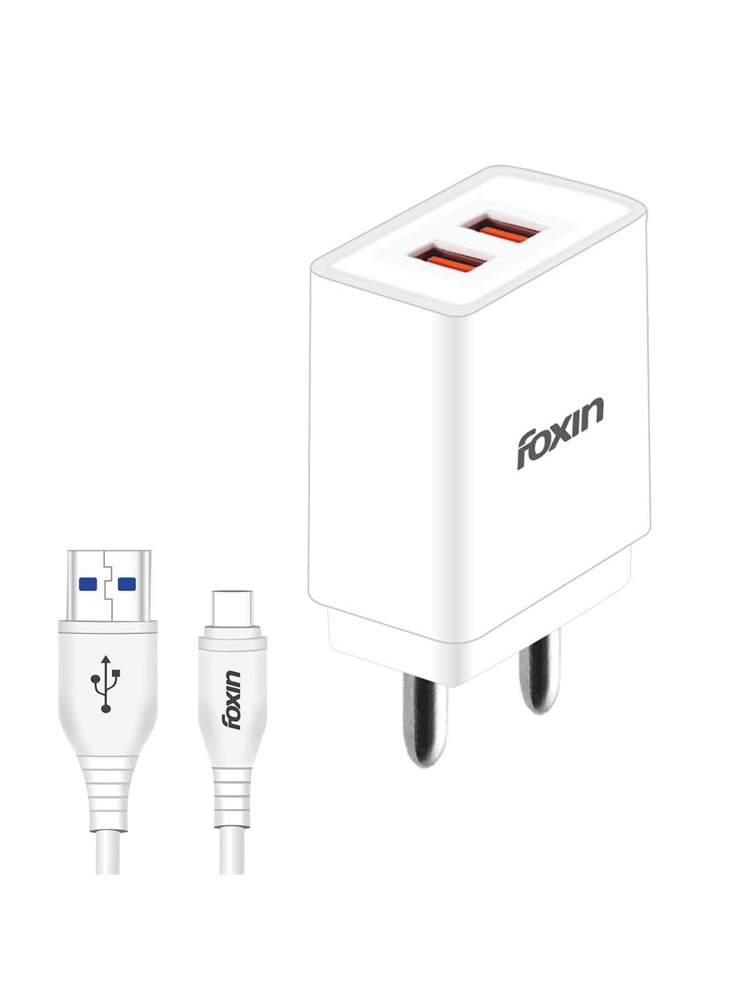 Foxin Dual USB Adapter FPA-214