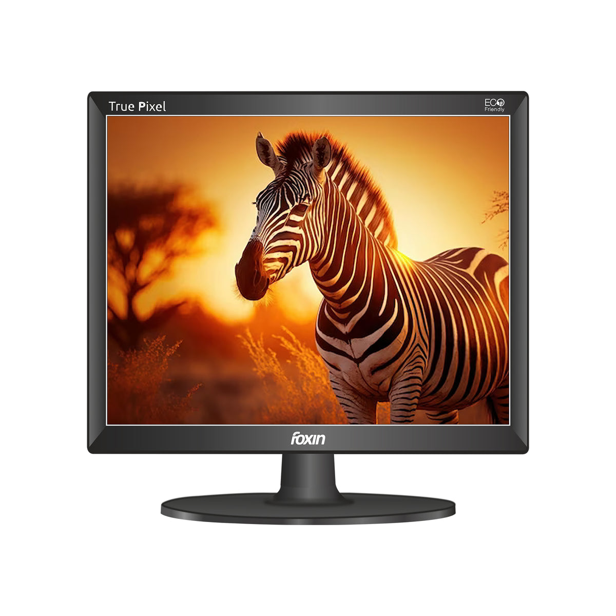 Foxin FM 1750 Crystal SQ 43.5 cm (17.5 Inch) Black HD Computer Monitor with VGA and HDMI Ports 