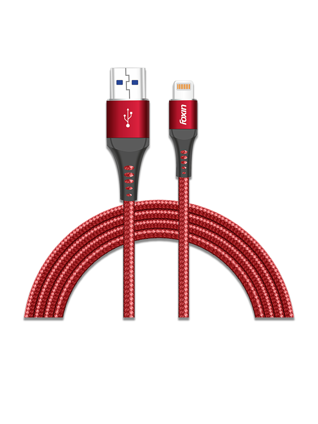 AE108 Nylon Braided TPE 8 Pin USB Cable