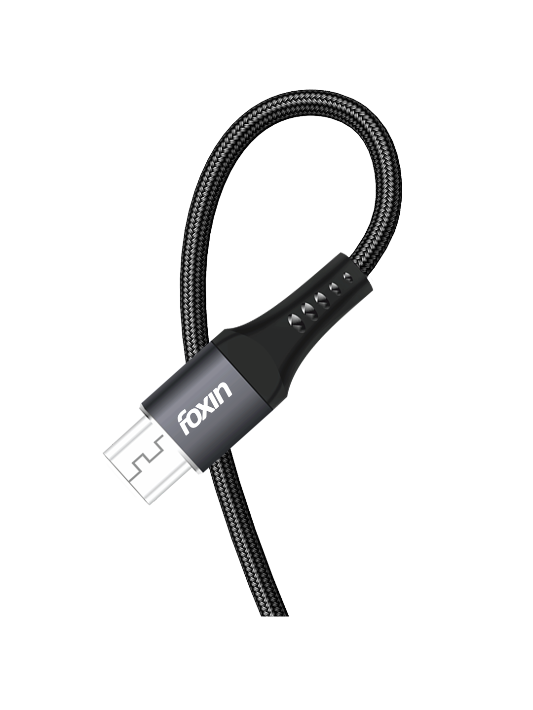 Foxin ME011 Nylon Braided TPE Micro USB Cable