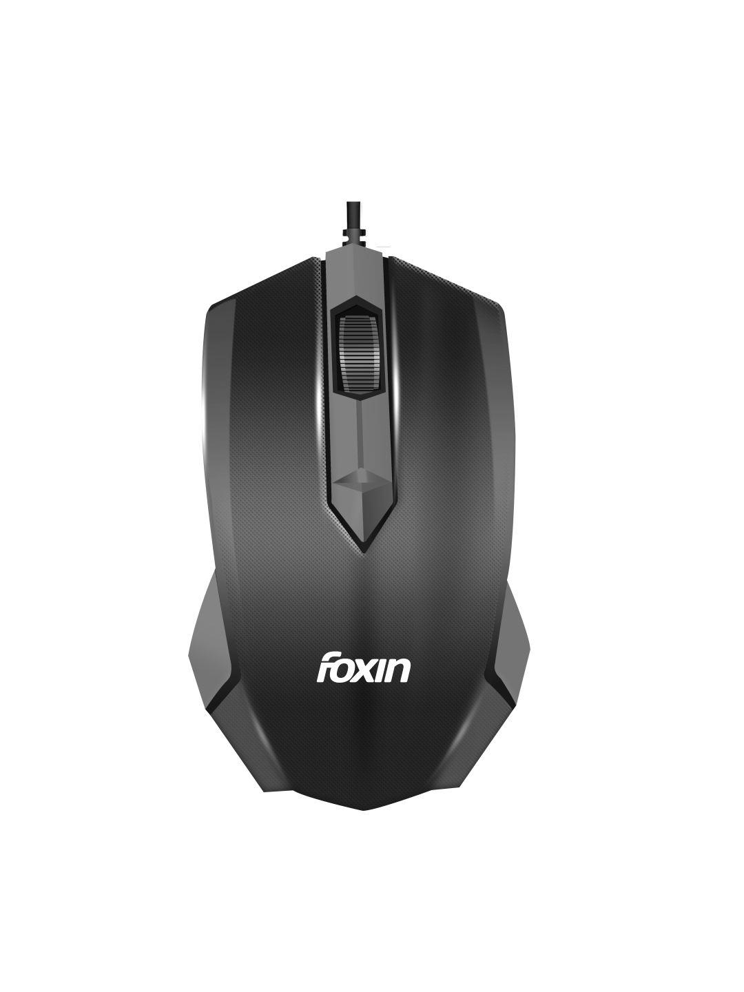 Foxin Smart-Grey Wired Mouse
