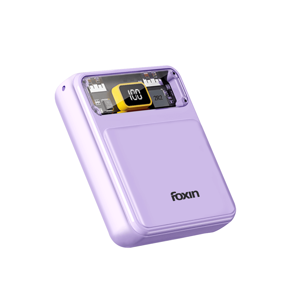 Foxin All-In-One 22.5W QC+PD Power Bank with Built-in Charging Cables 10000 mAH - Compatible with all Phone Models | SuperVOOC, BIS Certified
