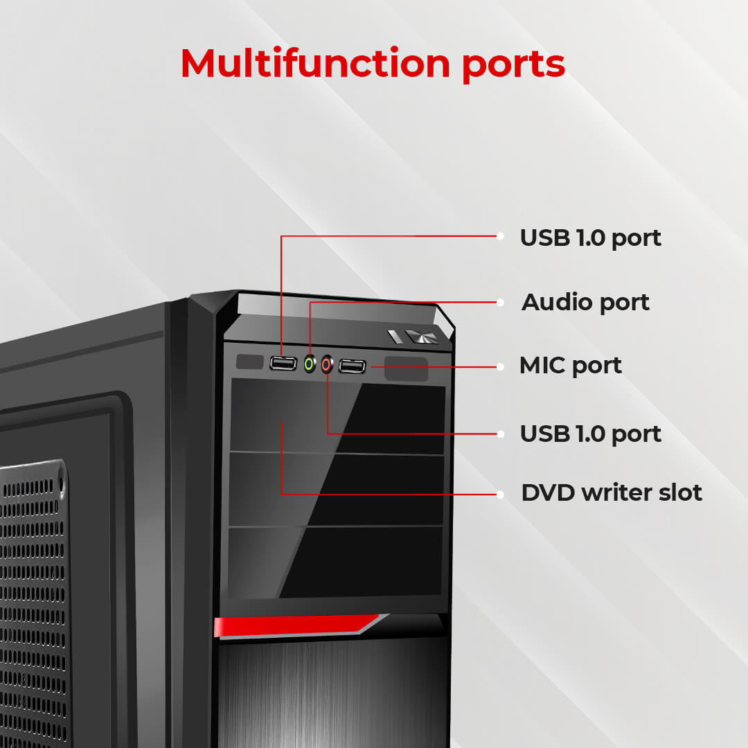 Foxin® 3S-MARVEL Desktop Computer Case