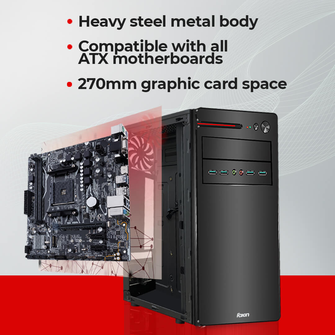 Foxin® SPARK Premium PC Cabinet