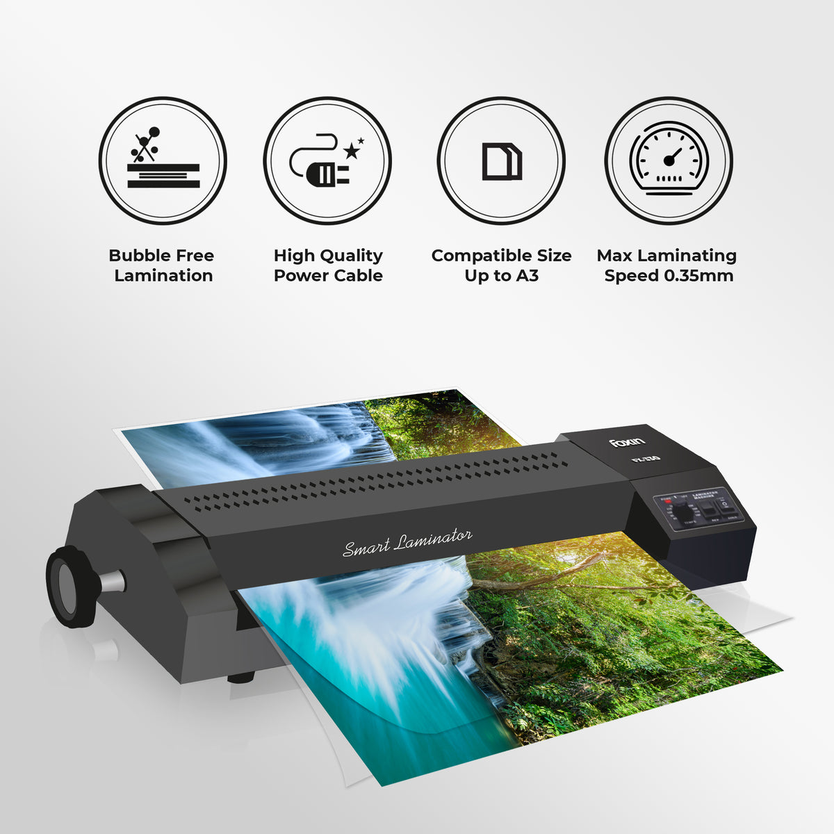 FX-330 Smart Laminator Metal Body