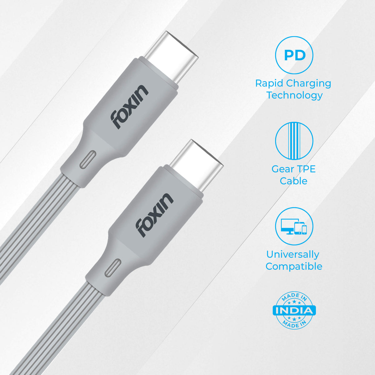 Foxin TCC01 Type C to Type C Cable