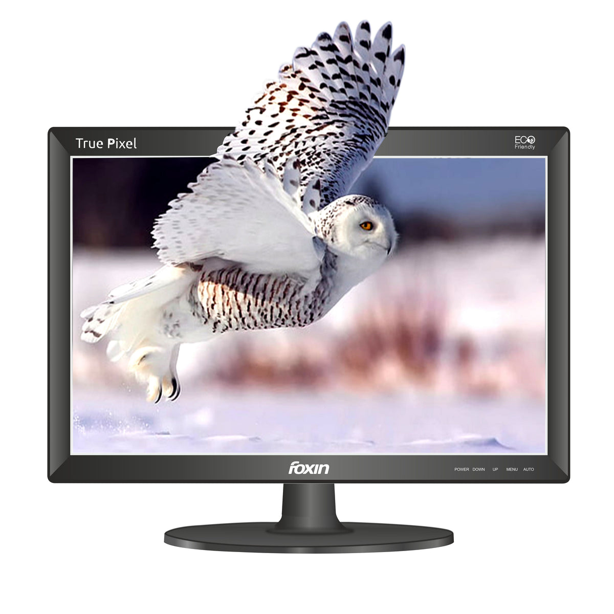 Foxin FM 1540 Crystal HDMI Monitor with VGA, 1366x768 Resolution and VESA Mount