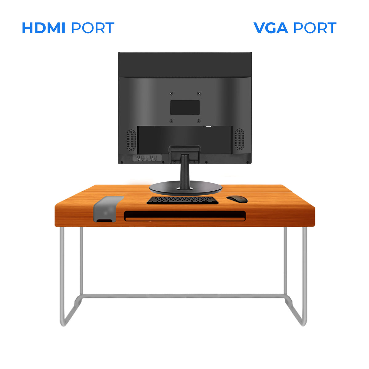 Foxin FM 15.1 Inch Glaze HDMI Monitor with VGA, 1366x768 Resolution and VESA Mount