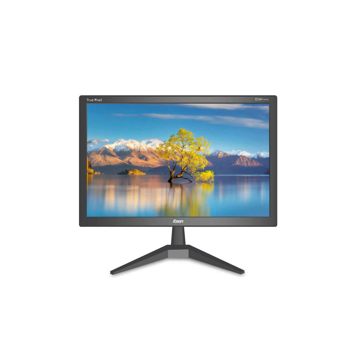 Foxin FM 19.5 LED HDMI Glaze Black HD Computer Monitor with VGA and HDMI Port