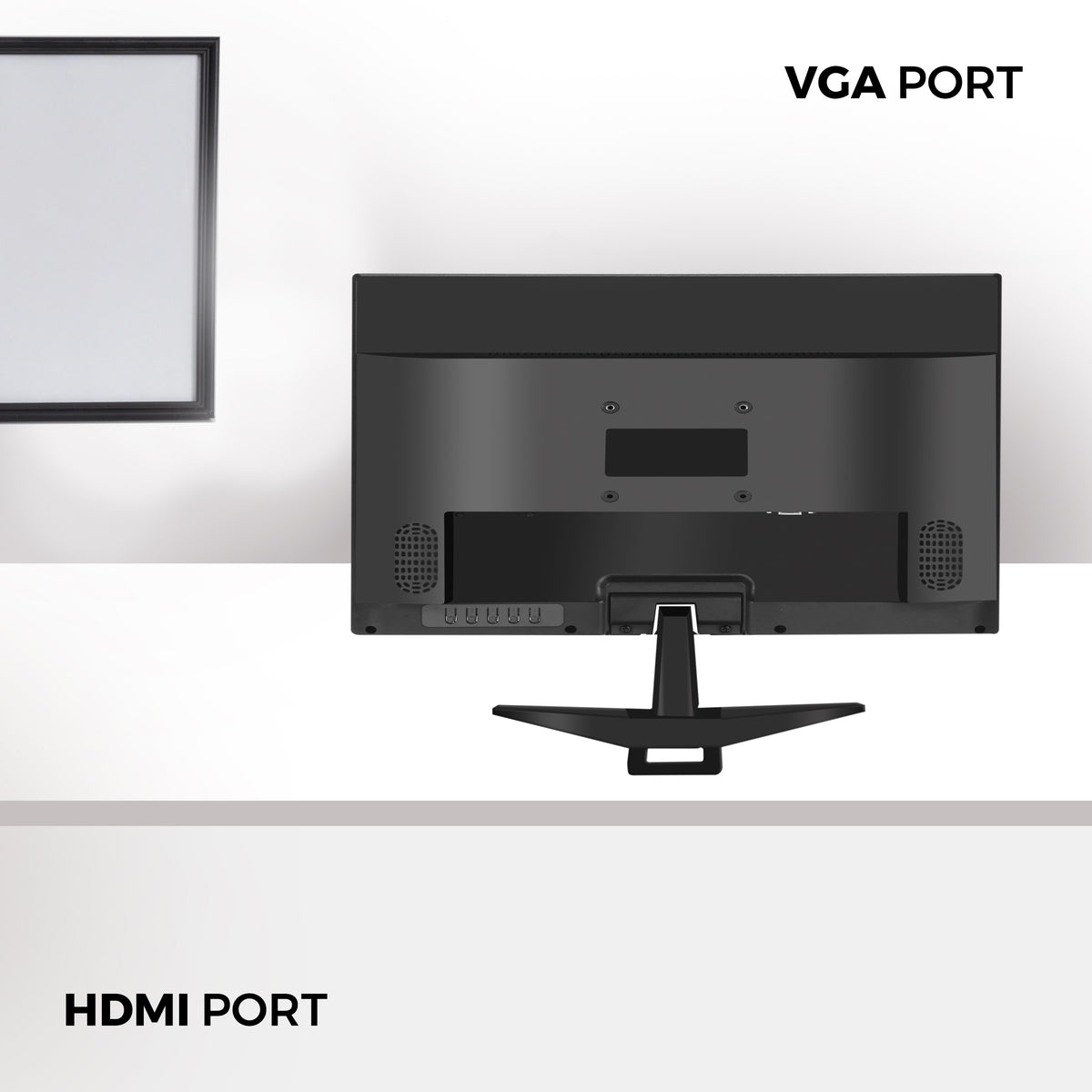 Foxin FM 19.5 LED HDMI Glaze Black HD Computer Monitor with VGA and HDMI Port