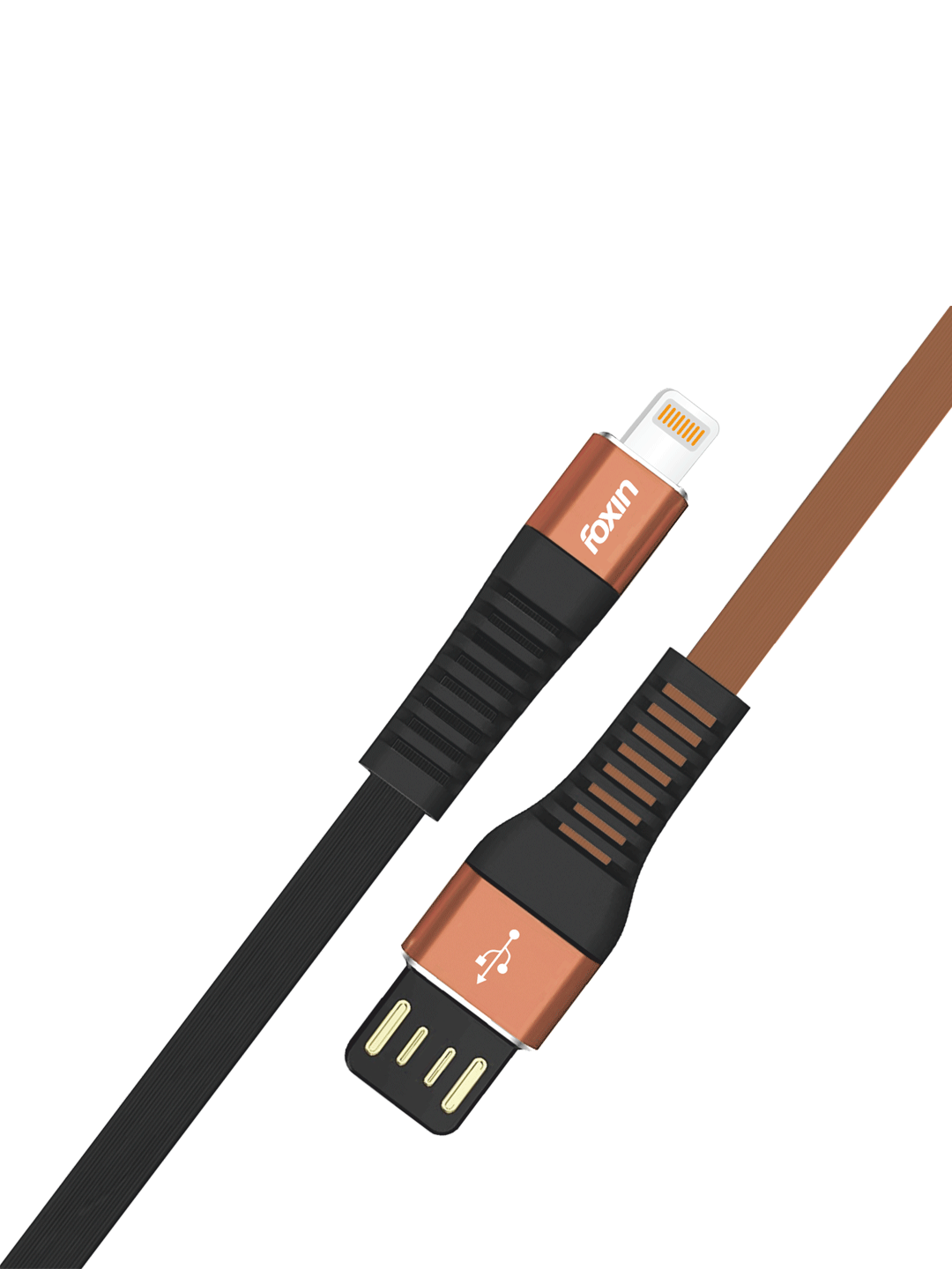 Foxin FLAT Premium USB to 8 Pin 1.2 mt 480 mbps Charge & Sync Cable wi -  Foxin Brand Store