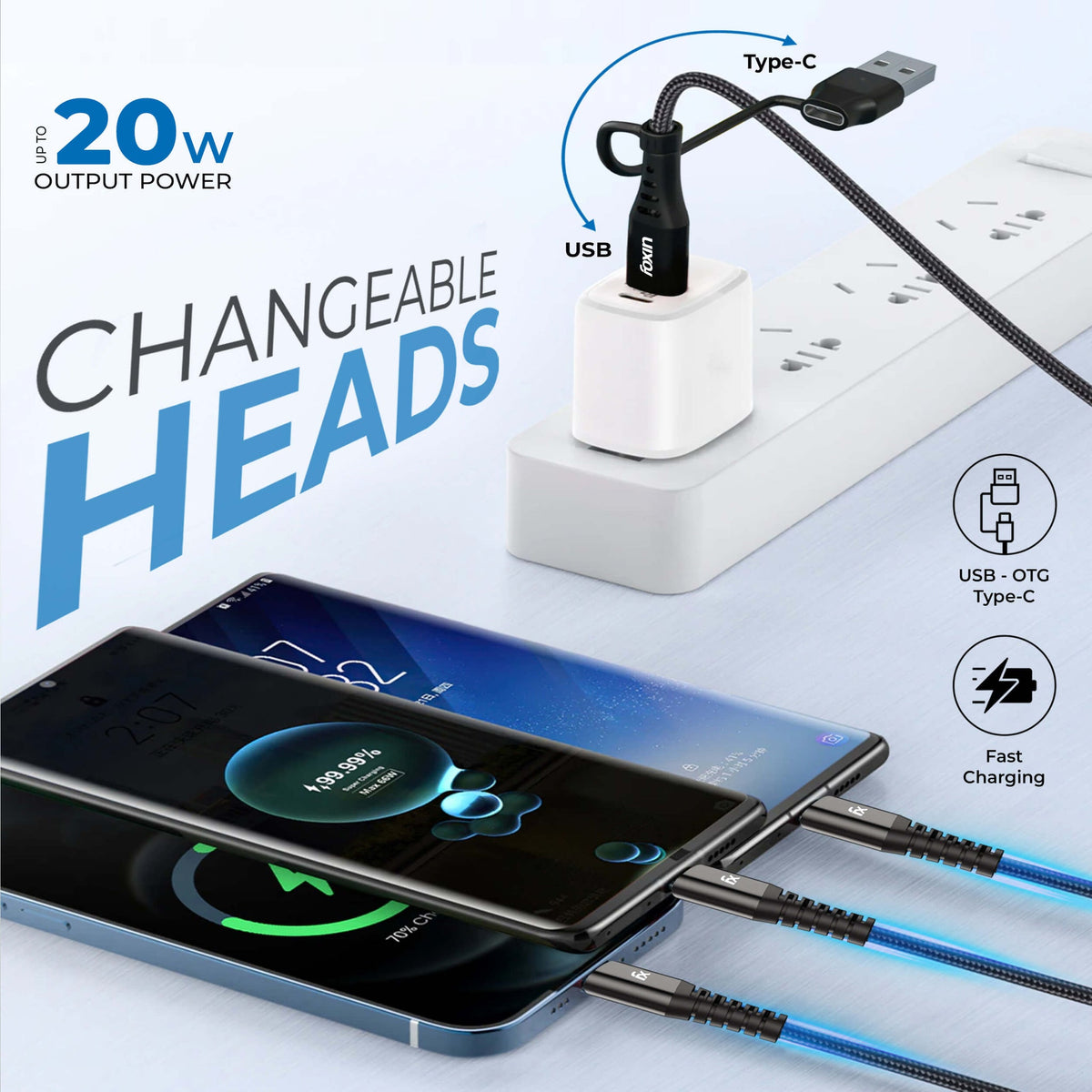 Super Combo + 95W Adapter + 246 Poly Powerbank +  MAC05 + USB to type c / Apple