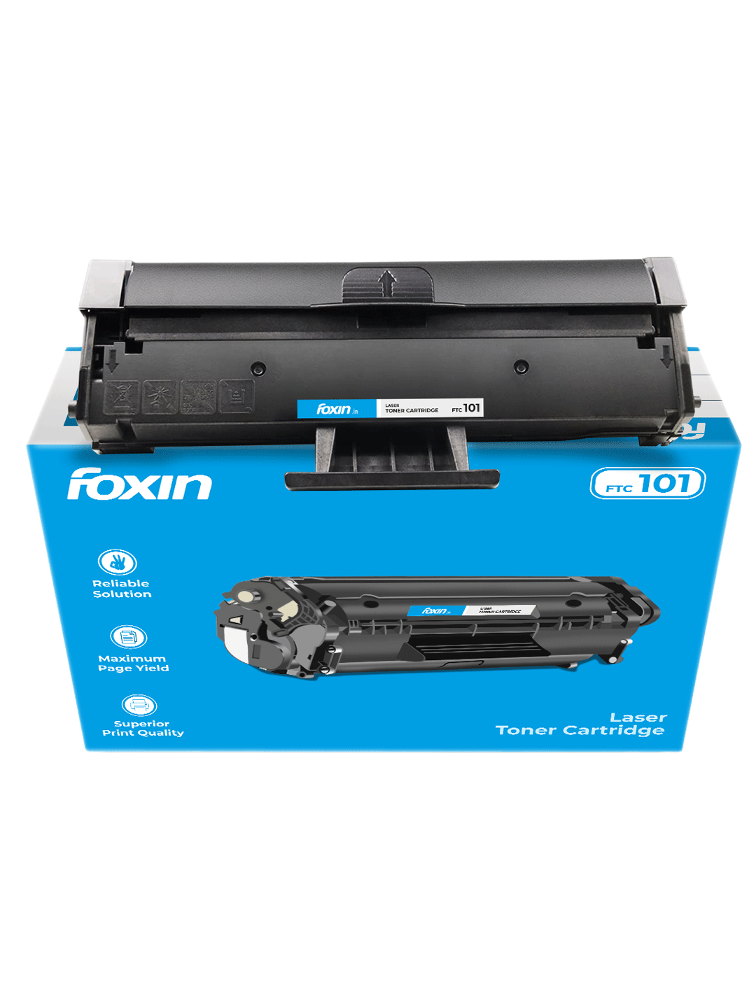 Foxin FTC 101 / 101S for MLT D101S Laser Toner Cartridge Use in  Samsung 101 ML 2161 /2162 /2163 /2164 /2165 /2165W /2166 /2166W /2168 /3401 /3405 /3400 /SF 760P /SF 761 Printers