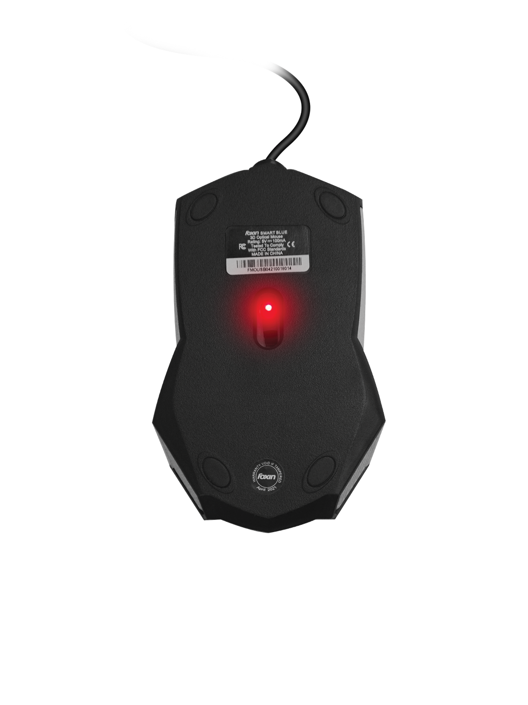 Foxin Smart Blue Wired Mouse 