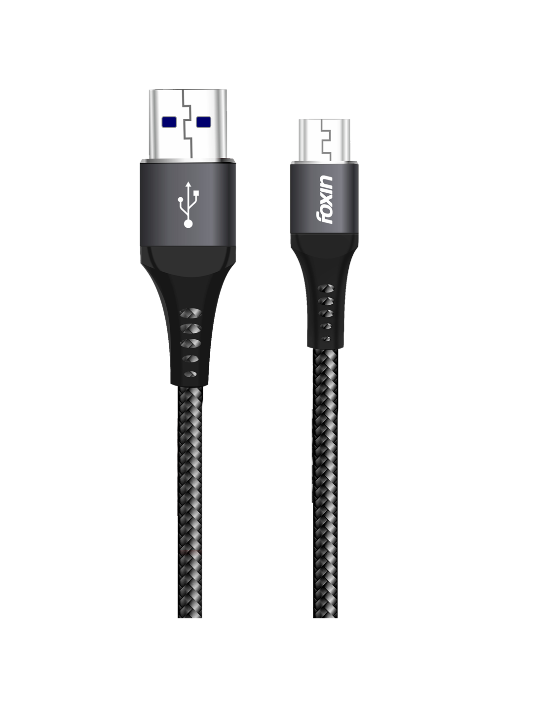 Foxin ME011 Nylon Braided TPE Micro USB Cable