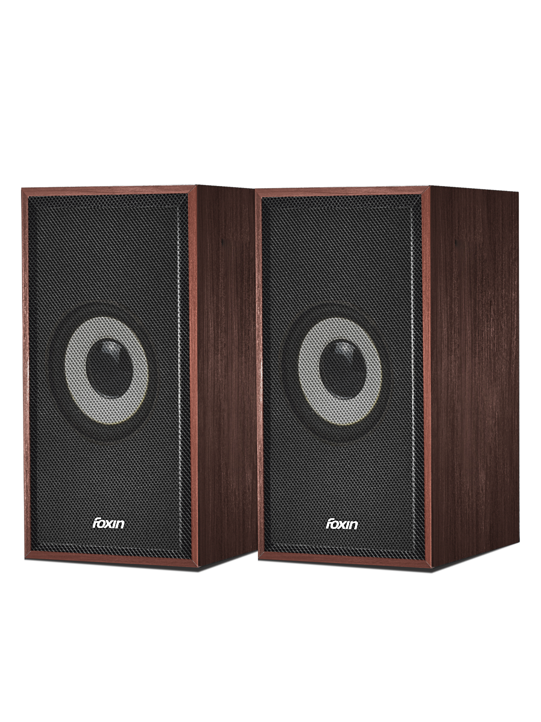 Foxin FMS 675 Plus 2.0 Wooden Multimedia Speakers 