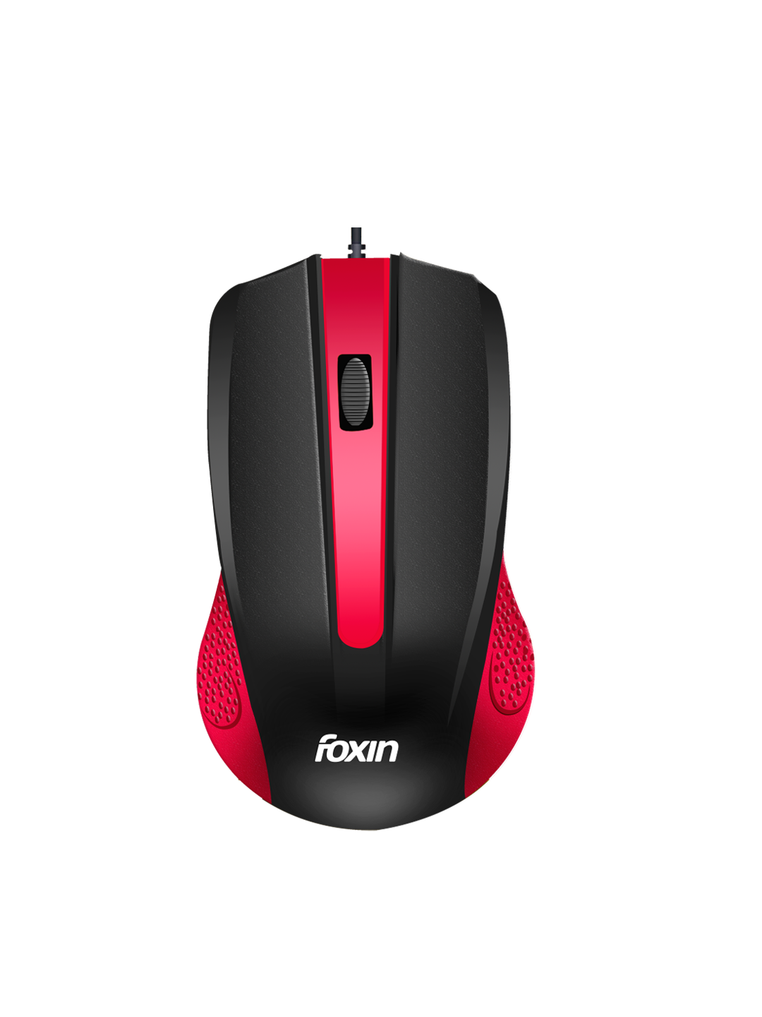 Foxin Classy-Red Wired Mouse