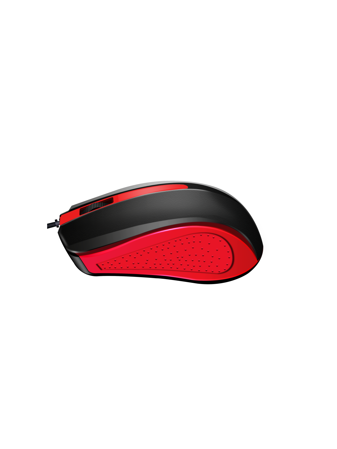 Foxin Classy-Red Wired Mouse
