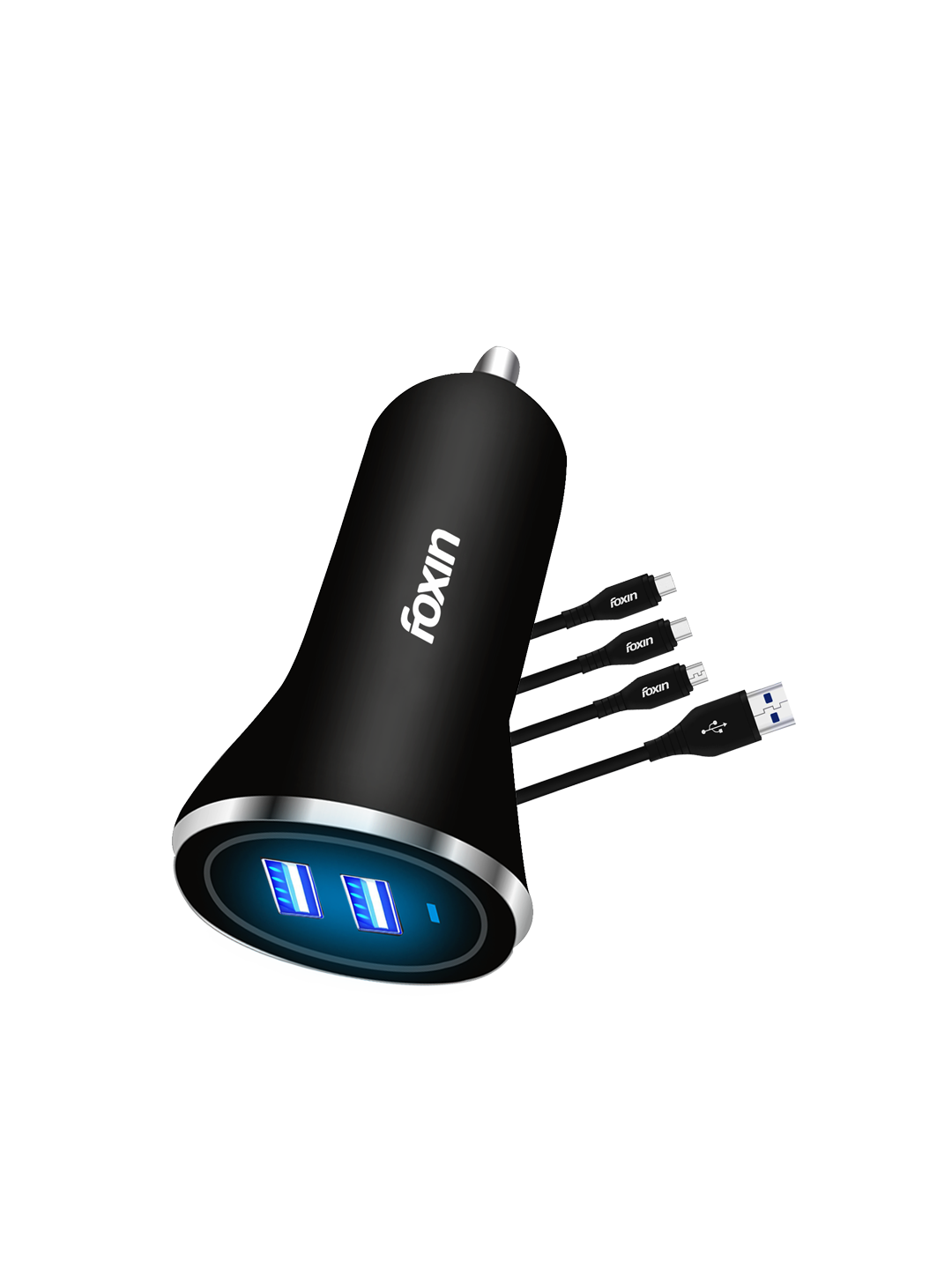 Foxin FCC 002 Dual Port Car Charger 2.4A 