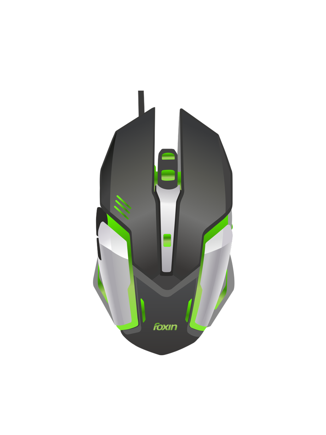 Foxin FGM-601 Wired Optical Gaming Mouse 