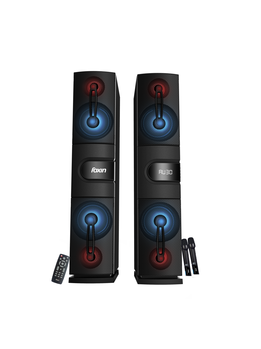 Foxin 16400 DOMINATOR Multimedia Tower Speakers 140 Watt