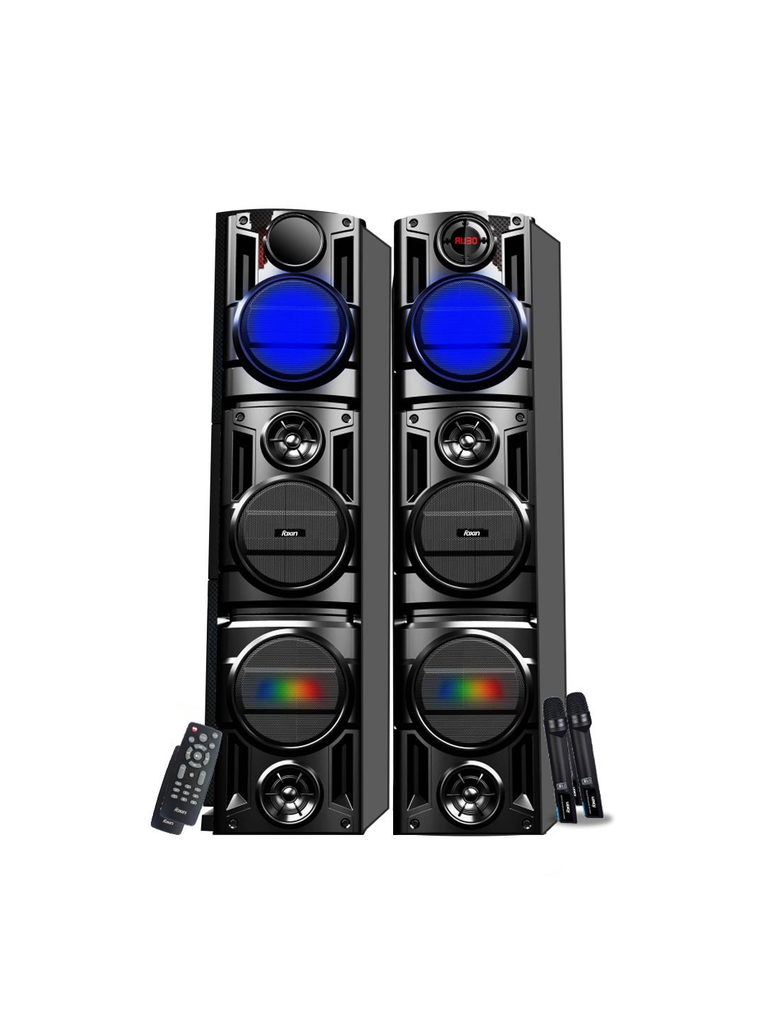 Foxin 16400 DOMINATOR Multimedia Tower Speakers 140 Watt