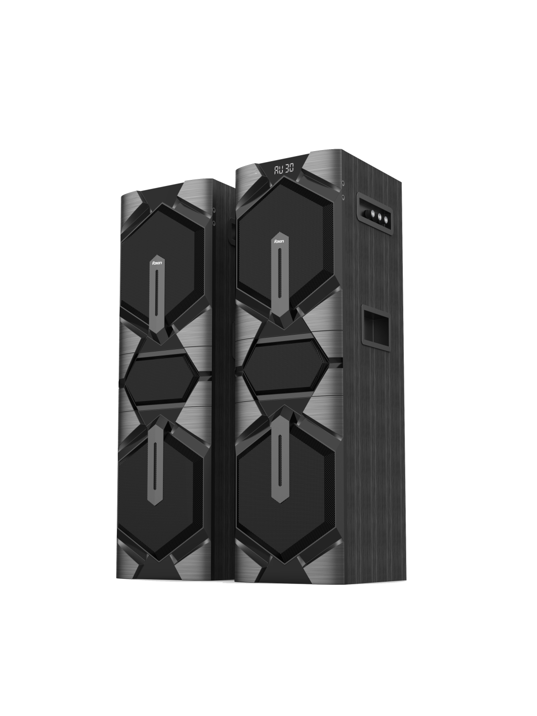 Foxin 18400BTU TERMINATOR Multimedia Tower Speakers (120×2)Watt