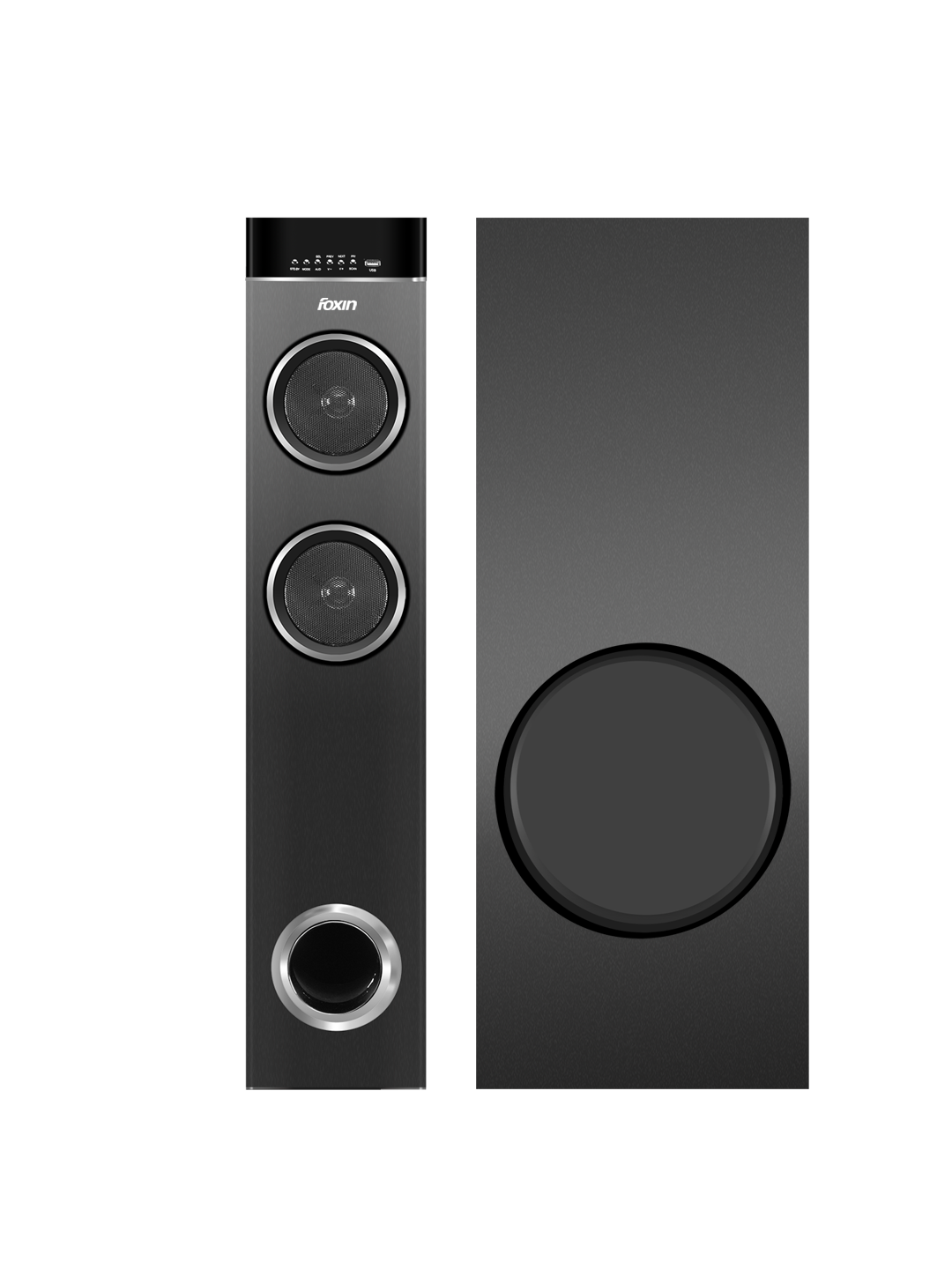 Foxin 15800 Transformer Multimedia Tower Speakers 130 Watt