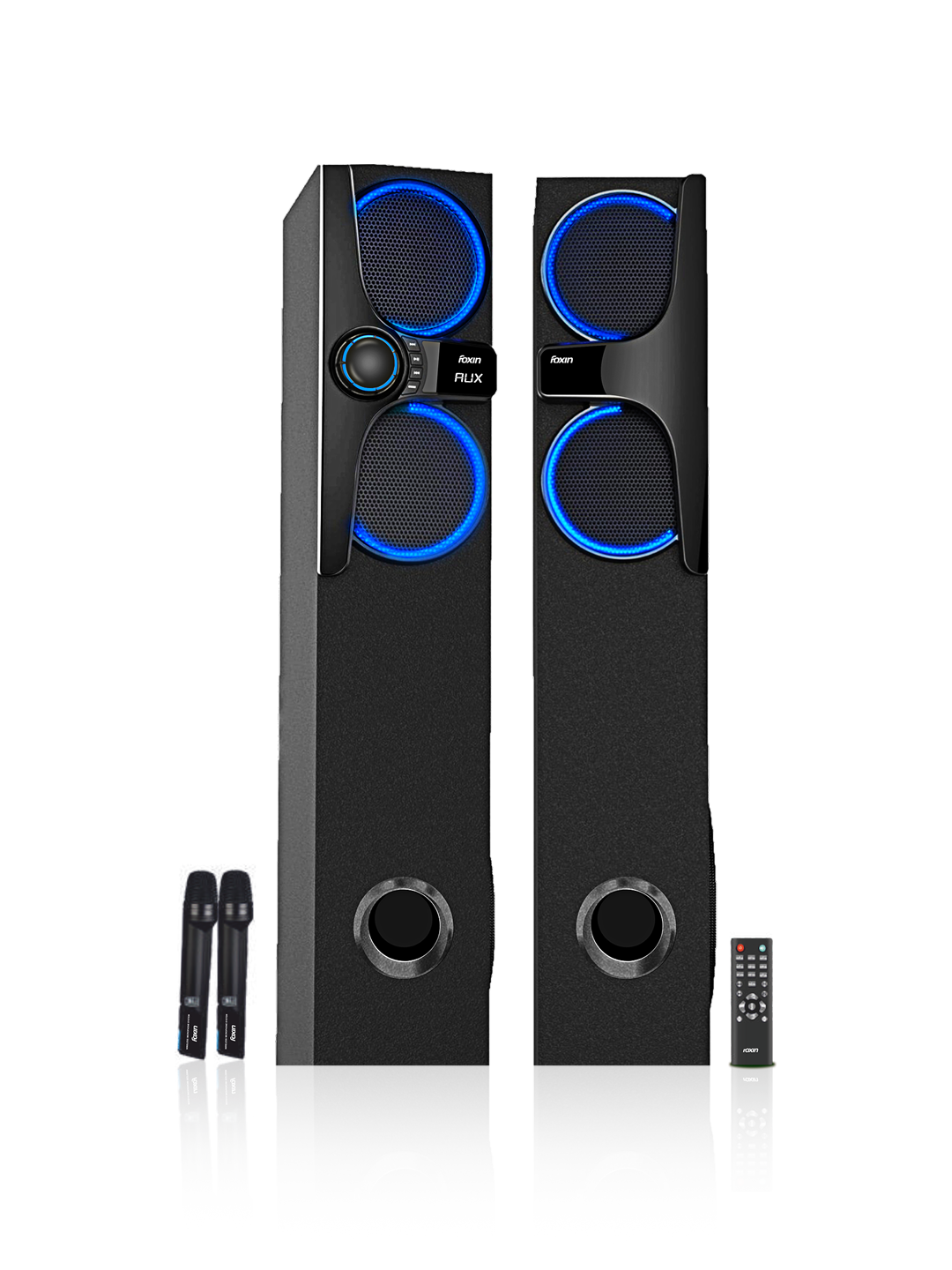 Foxin FMST-14800 DYNAMITE Dual Tower Speakers 120 Watt /home theatre speaker/music system for home/party speakers