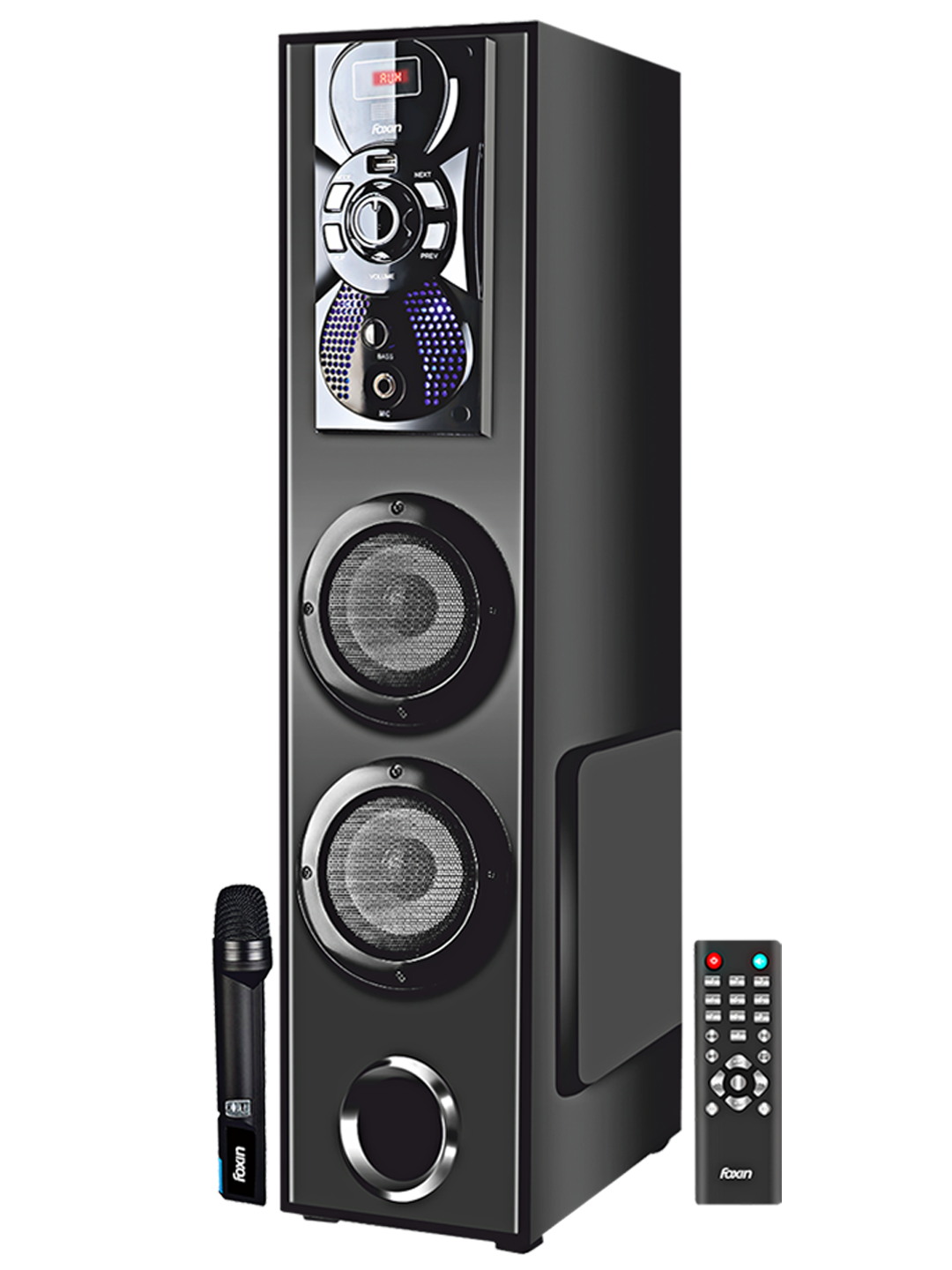 Foxin FMST-6400 Channel Multimedia Tower Speakers 60 Watt /home theatre speaker/music 