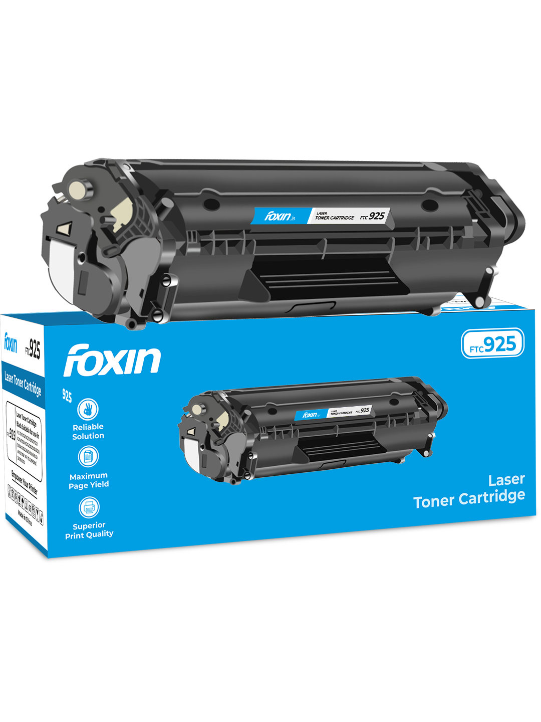 Black Laser Toner Cartridge For Use In : HPLJ- Pro P1100/P1102/P1102w/P1110/M1130/M1132/M1210/M1212nf/1214/ M1217nfw/M1219 Can- Laser Shot LBP6000/6018/ LBP6020/6030/6040/MF3010