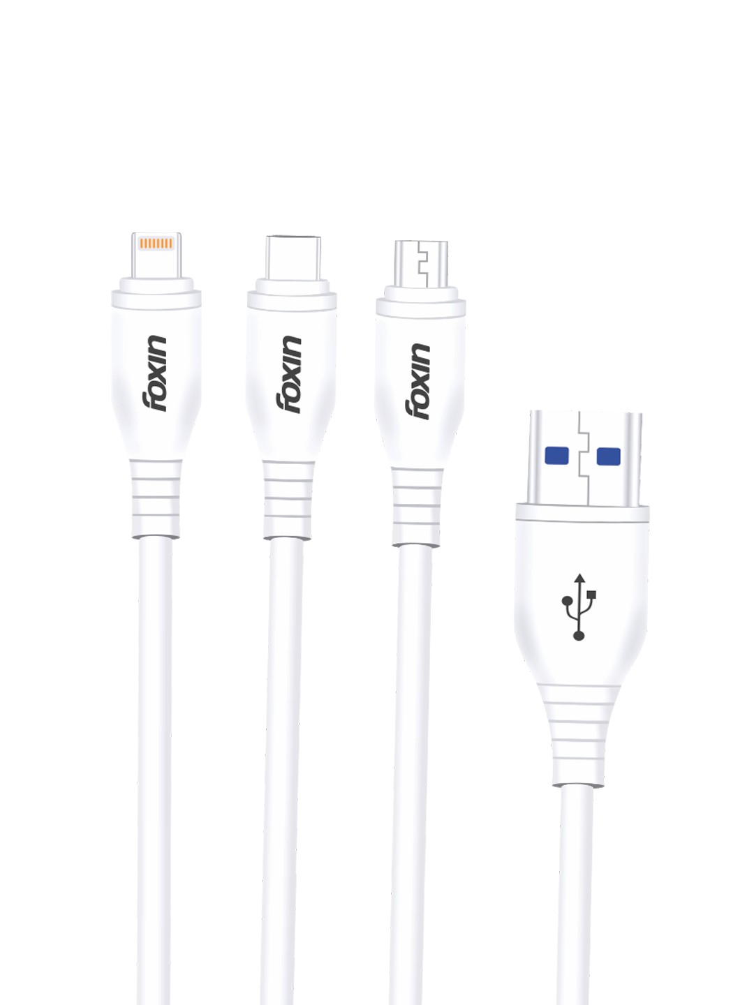 Foxin MAC10 3 in 1 Charging Cable 