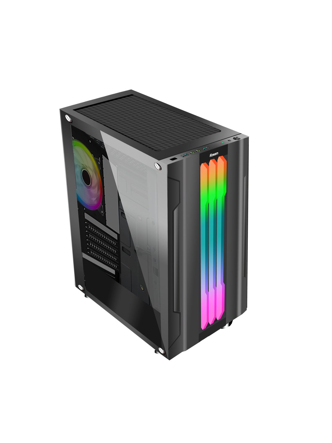 Foxin PLATINUM RGB Gaming Tower Cabinet