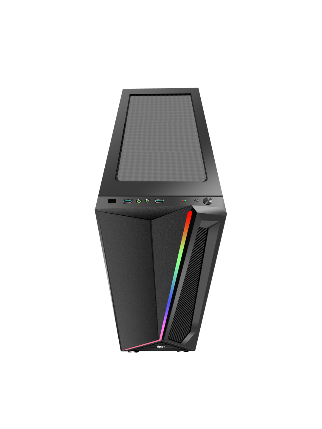 Foxin TITANIUM RGB Gaming Tower Cabinet