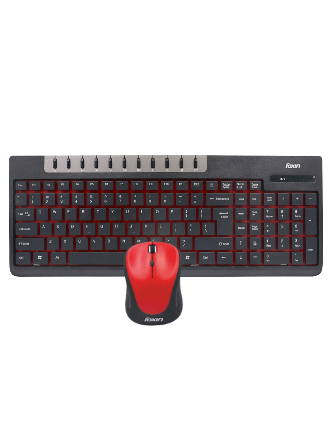 Wireless Multimedia Keyboard and Mouse Combo